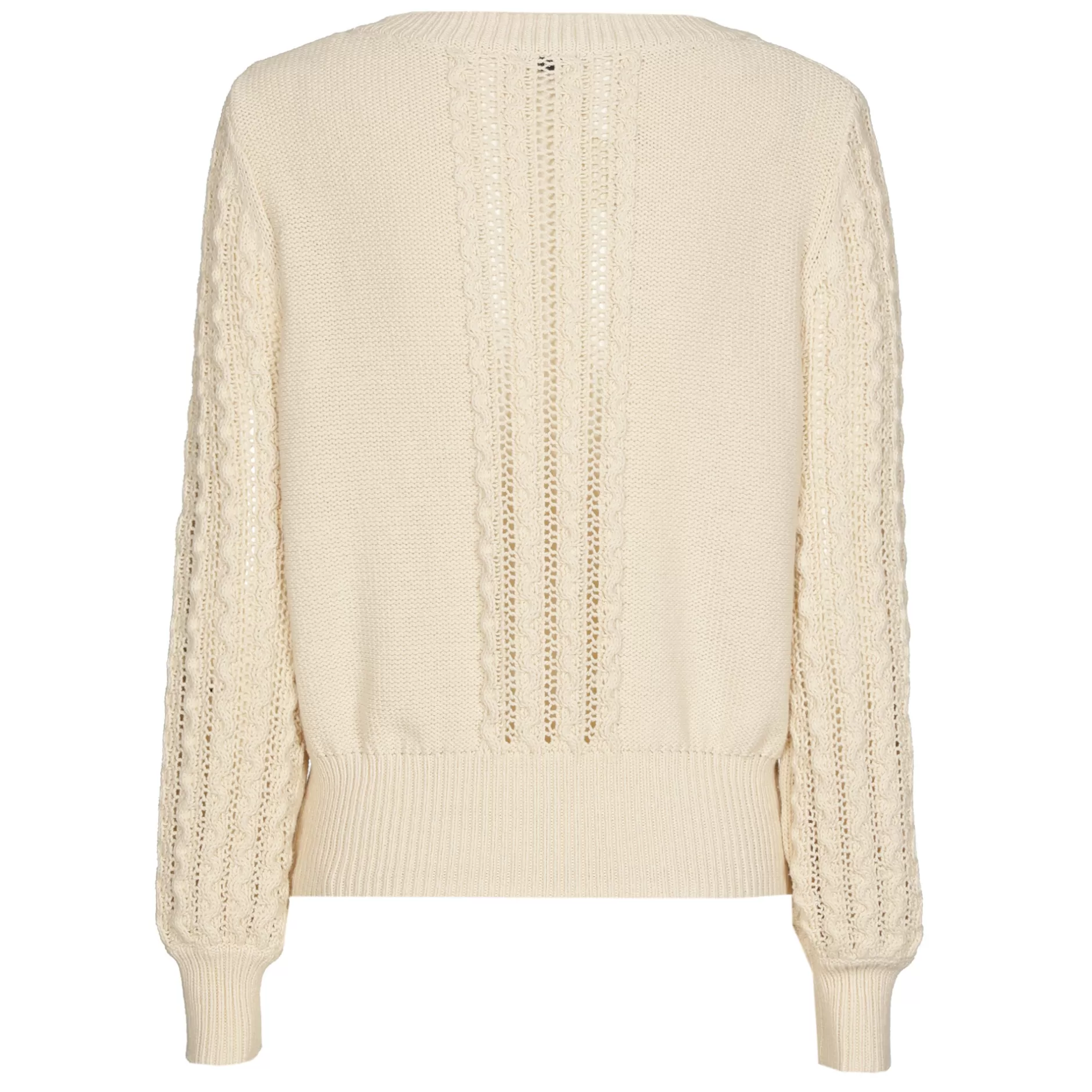 Caroline Biss 1222-34 / Katoenen Pull Met Broderie*Vrouwen Pulls