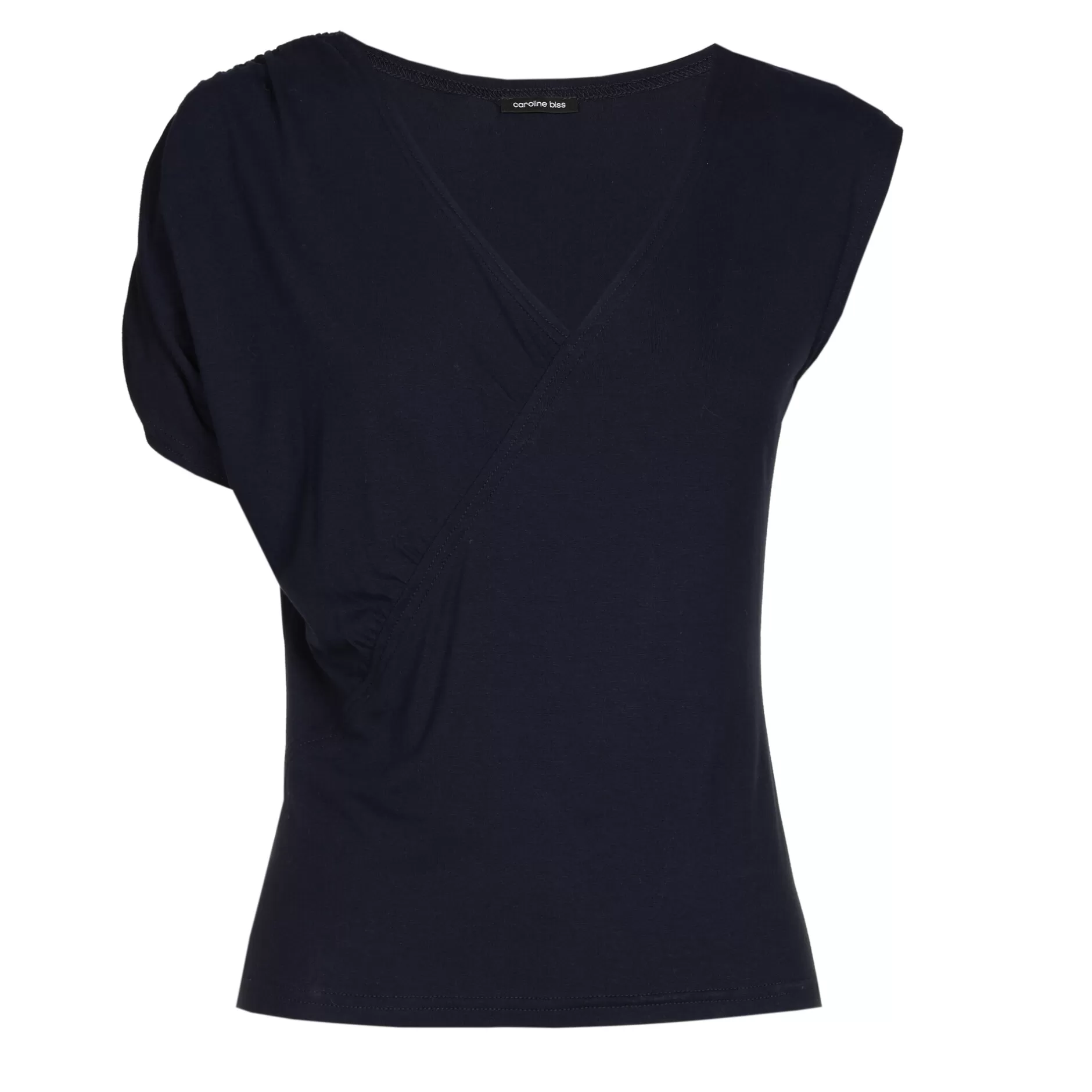 Caroline Biss 1901-21 / Asymmetrische T-Shirt In Jersey*Vrouwen Tops