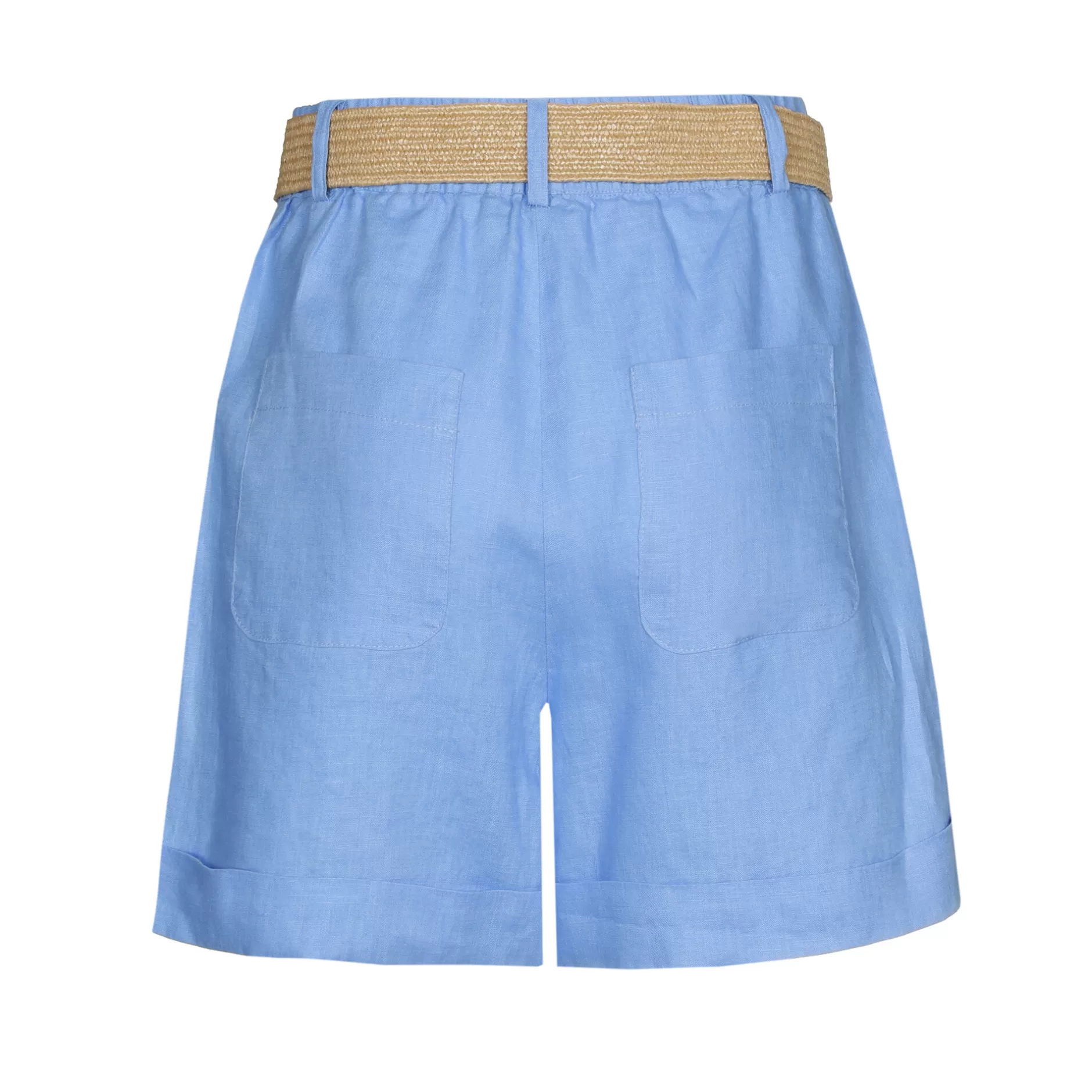 Caroline Biss 3568-24 / Linnen Short, Normal Waist*Vrouwen Broeken