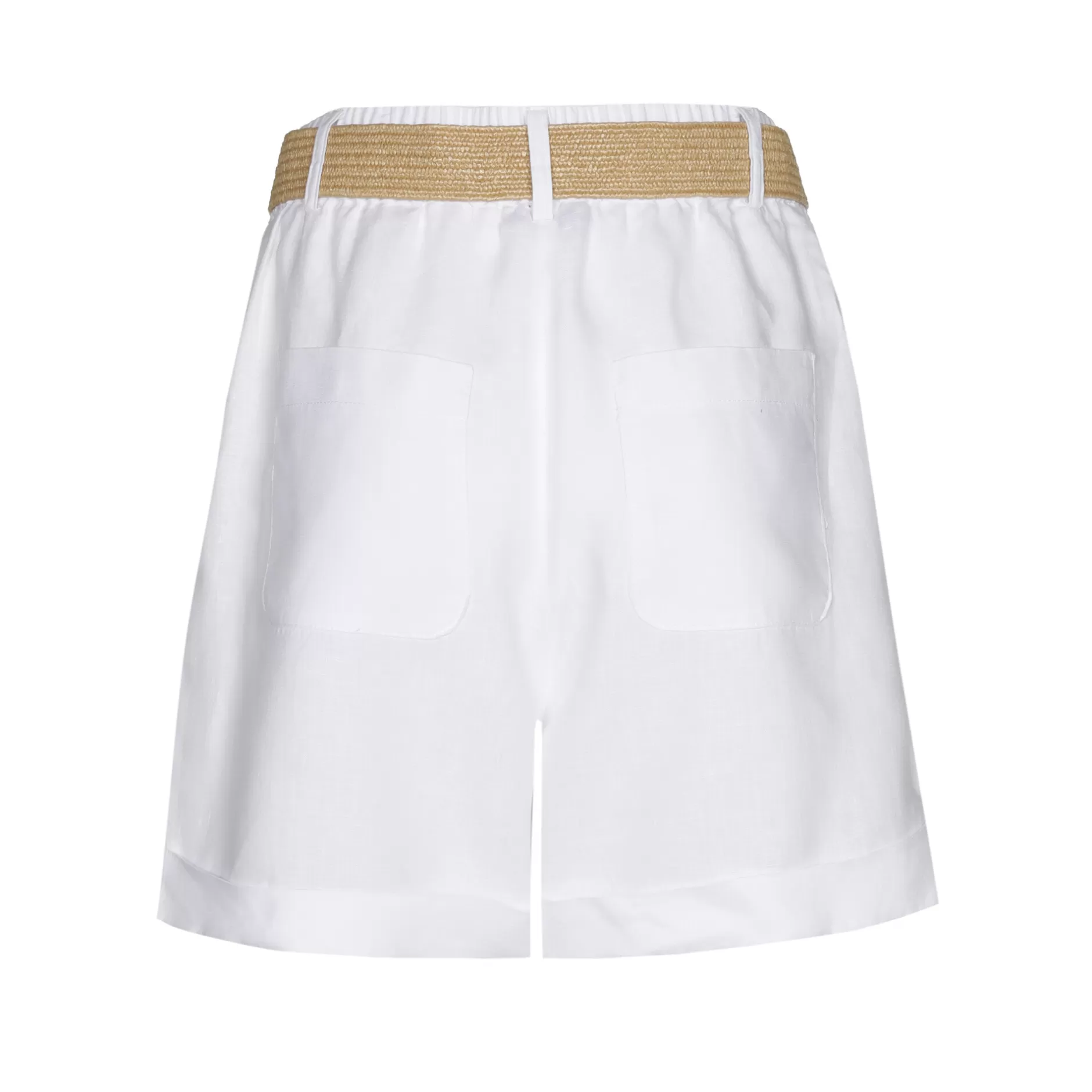 Caroline Biss 3568-90 / Linnen Short, Normal Waist*Vrouwen Broeken