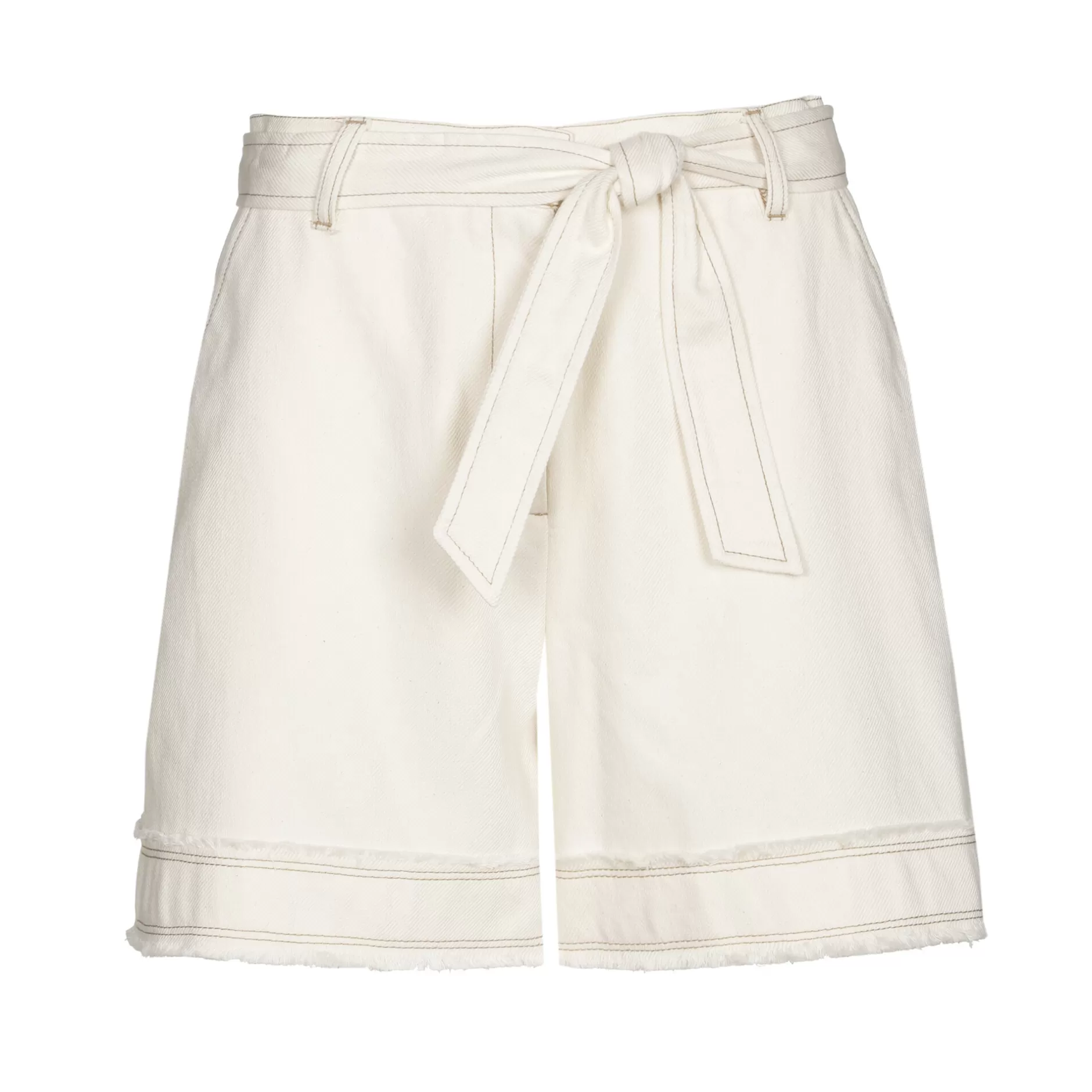 Caroline Biss 3579-93 / Comfortabele Katoenen Short, High Waist*Vrouwen Broeken