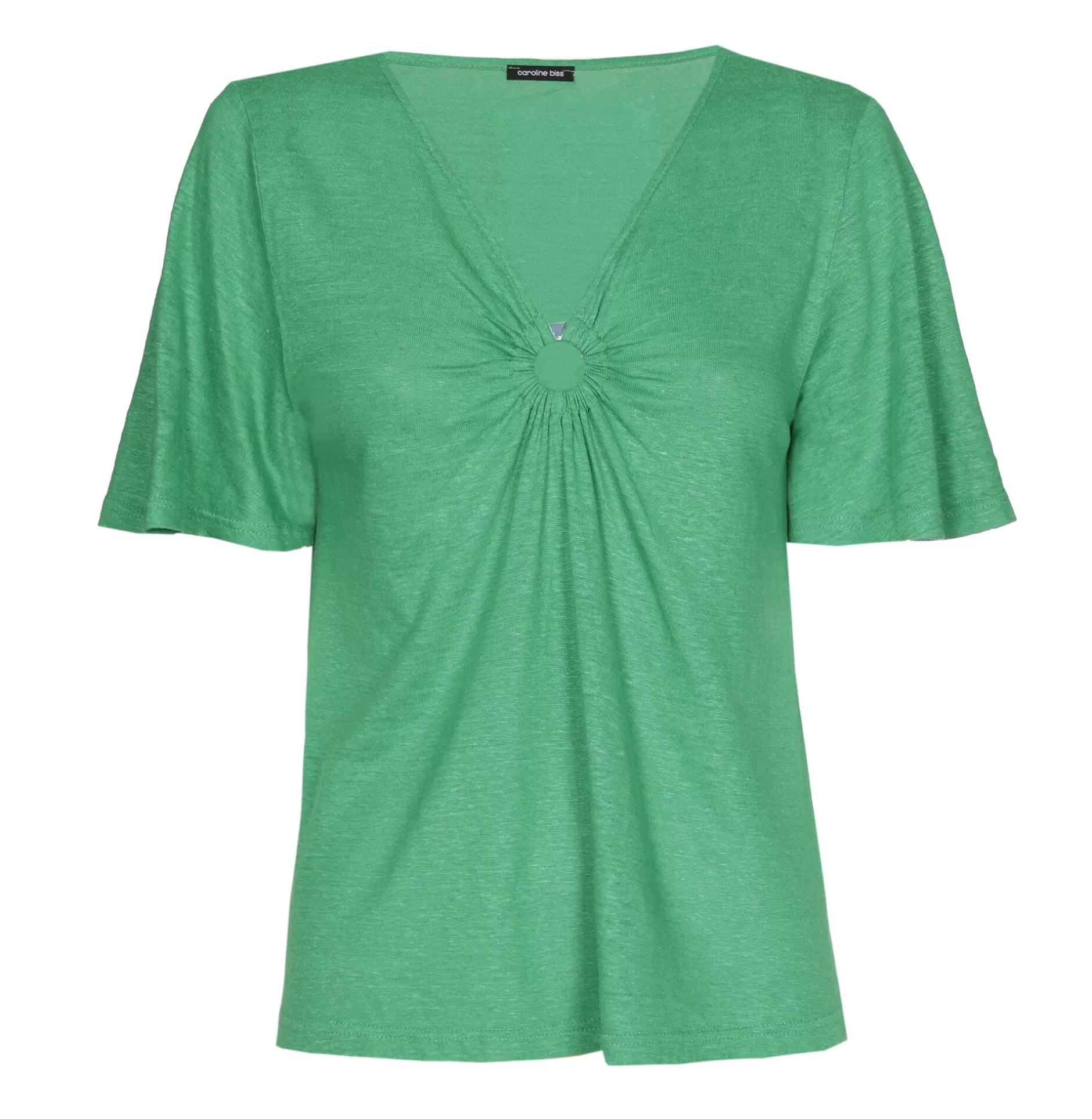 Caroline Biss 3971-61 / Linnen T-Shirt*Vrouwen Tops