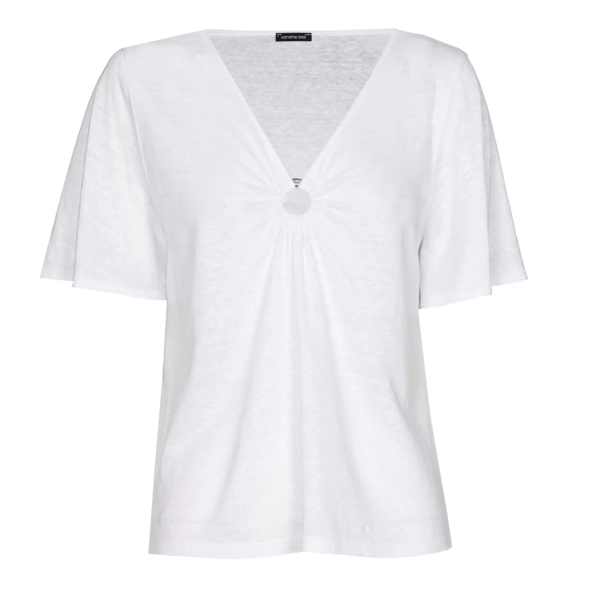 Caroline Biss 3971-90 / Linnen T-Shirt*Vrouwen Tops